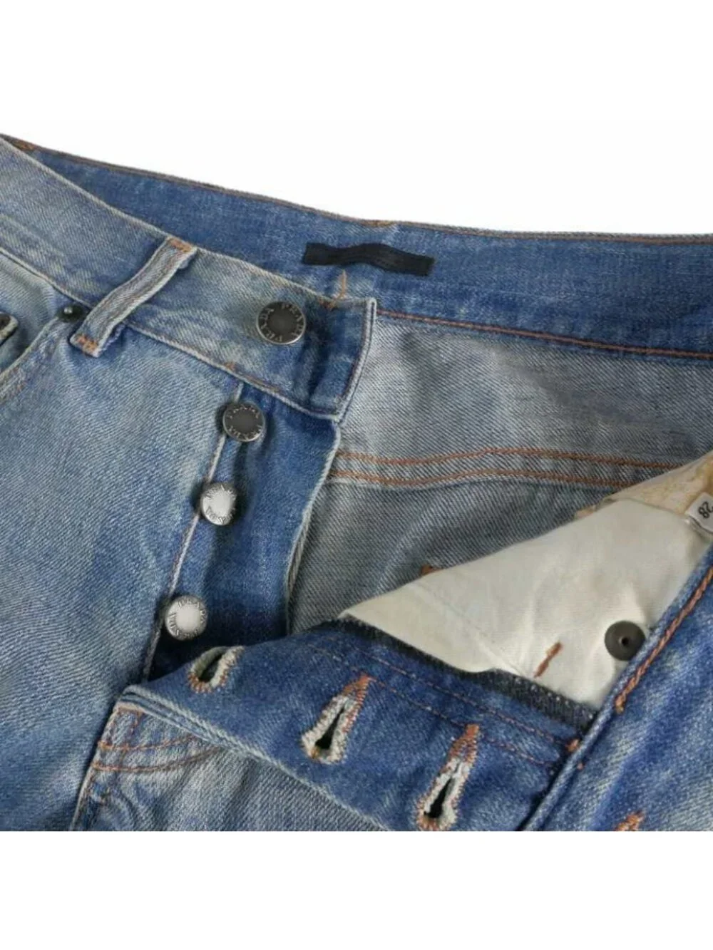 Prada Tapered Fit Denim Pants Jeans 28 Indigo